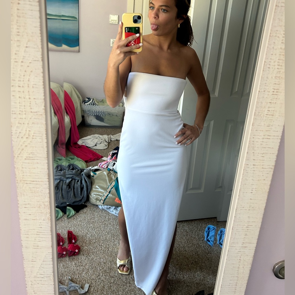 Revolve white dress